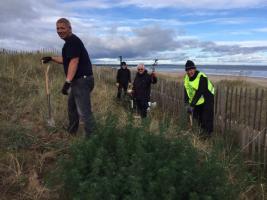 Rotarians help at Storehouse at Christmas